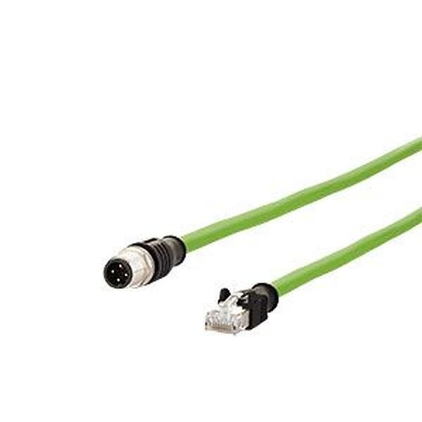 METZ Verbindungsleitung M12+RJ45 g. AWG26 4p. D-kodiert 5,0m