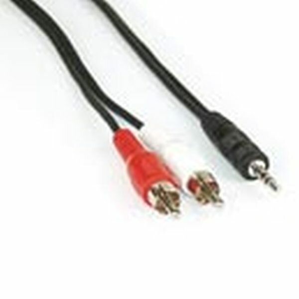 Kindermann Audio-Kabel Stecker/Stecker 2,0m Stereo-Cinch auf 3,5mm Klinke