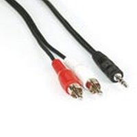 Kindermann Audio-Kabel Stecker/Stecker 2,0m Stereo-Cinch...