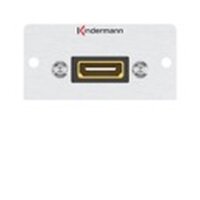 Kindermann Anschlussblende Halbblende HDMI Ethernet mit...