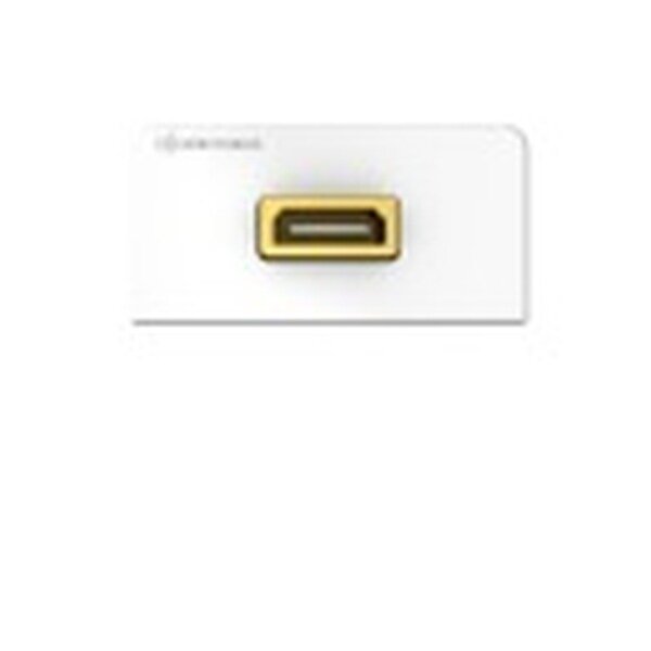 Kindermann Anschlussblende mit Kabelpeitsche Konnect Design Click HDMI 90 Grad