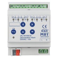 MDT Jalousieaktor KNX 4fach mit Fahrzeitmessung 4TE REG