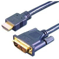 E+P HDMI 3 Kabel HDMI(19P)-DVI(18+1) Kabel 2m