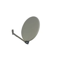 TELEVES SAT-Spiegel weiss S660-W 67x71cm Guss-Feedhalter...