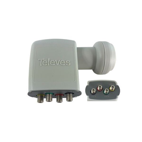 TELEVES LNB 40mm SP44EN Quattro RM 0,3 dB typ.