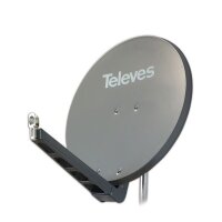 TELEVES SAT-Spiegel S85QSD-G BxH85x95cm Arm klappbar graphit