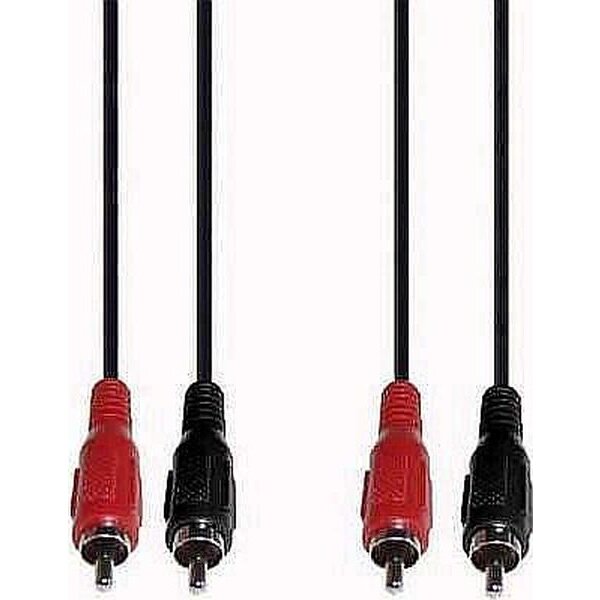 E+P Audio-Anschl.-Kabel B 33 2 Cinchst.+2 Cinchst.1,5m