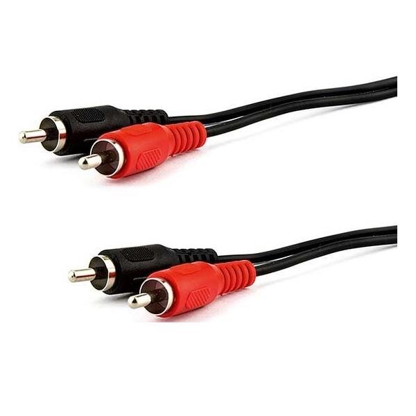 E+P Audio-Anschl.-Kabel B 33/5 2 Cinchst.+2 Cinchst. 5,0m