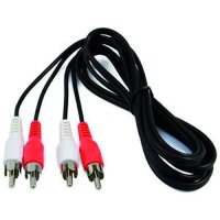 E+P Audio-Anschl.-Kabel B 33/2 2 Cinchst.+2 Cinchst. 2,5m