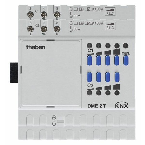 Theben Dimm-Erweiterungsmodul DME 2 T KNX 2Kanal MIX2