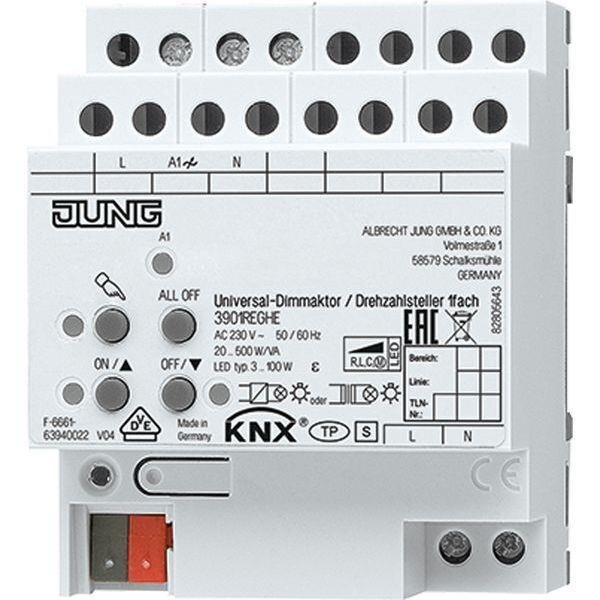 JUNG Universal-Dimmaktor 3901REGHE KNX 1fach
