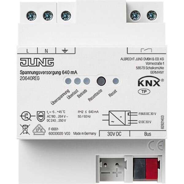 JUNG Spannungsversorgung 20640REG KNX 640mA