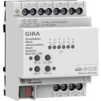 GIRA Schalt-/Jalousieaktor 503300 6f/3f 16 A REG Kmf KNX...
