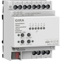 GIRA Schalt-/Jalousieaktor 503300 6f/3f 16 A REG Kmf KNX...