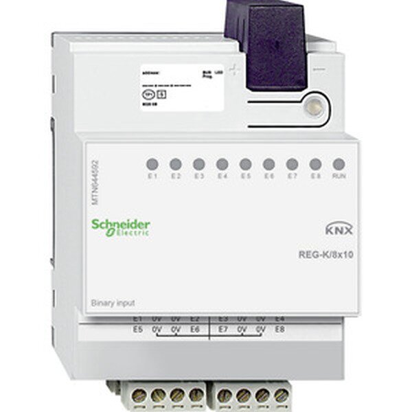 Schneider Electric Binäreingang REG-K/8x10 lichtgrau