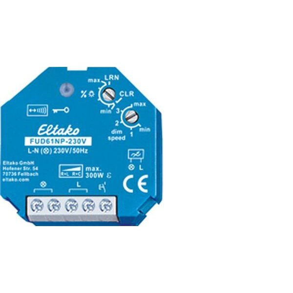 Eltako Universal-Dimmschalter FUD61NP-230V Funk-Aktor ohne N