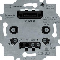 Busch-Jaeger Relaiseinsatz 64821 U flex 2-fach