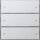 GIRA Tastsensor 2033112 3 KNX Komfort 3fach Fläche rw
