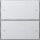 GIRA Tastsensor 2032112 3 KNX Komfort 2fach Fläche rw