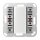 JUNG Tastsensormodul A5092TSM KNX Universal 2fach