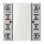 JUNG Tastsensormodul LS5094TSM KNX Universal 4fach