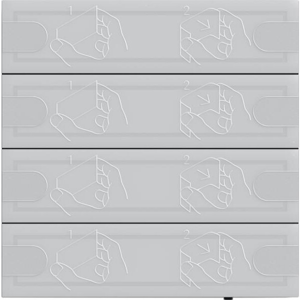 GIRA Tastsensor KNX 4 Komfort 4f TS4 Anthrazit