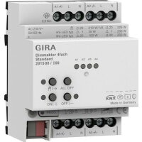 GIRA Dimmaktor 201500 4f REG Std KNX Secure