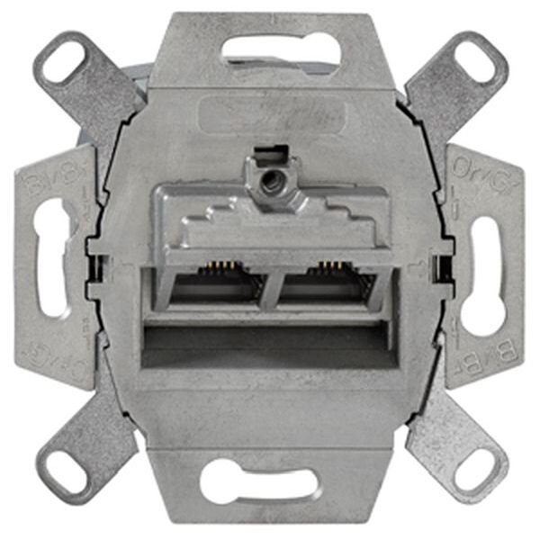 Rutenbeck Datenanschlussdose flex UAE-Cat.6A iso-8/8 Up0 2xRJ45s LSA