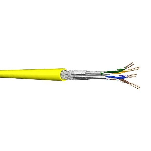 Draka Comteq Datenkabel UC1500 Cat7a gelb Cca UC1500 SS22 C7A S/FTP 4P LSHF-FR TR1000m