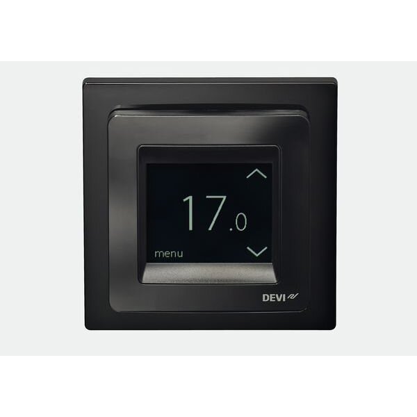 DEVI Uhren-Thermostat DEVIreg Touch schwarz