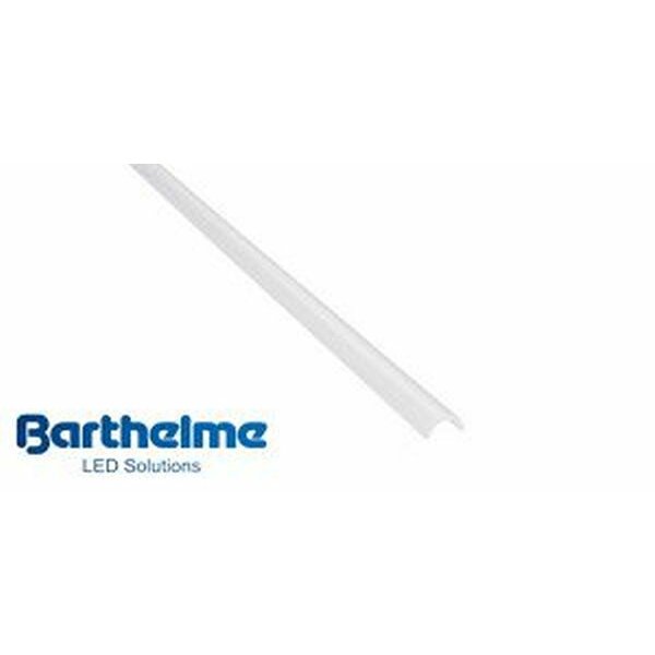Barthelme Profilabdeckung LB22 halbrund opalweiß 1m