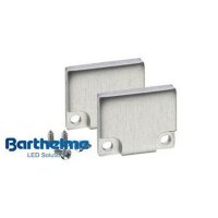 Barthelme Endkappen LB22 hoch Alu elox (PK=2Stk.inkl.4...