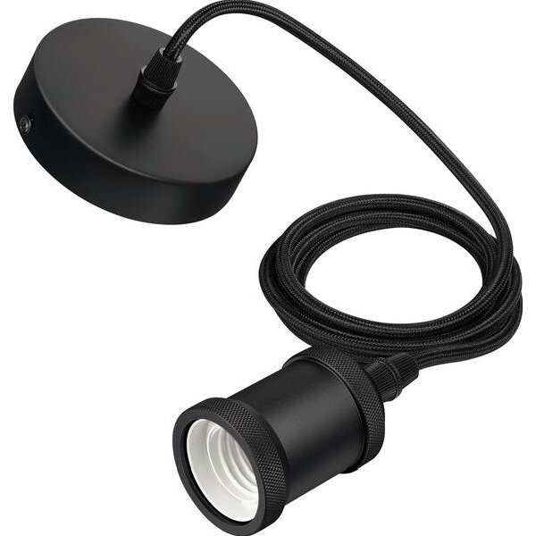 Philips Deko-Anschlussleitung mit Fassung CORD modern E27 black 1CT EU