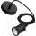 Philips Deko-Anschlussleitung mit Fassung CORD modern E27 black 1CT EU