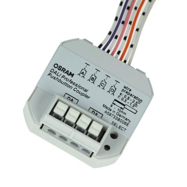 Osram Lichtmanagementsystem DALI COUPLER PUSHB G2 60X1