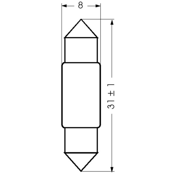 Barthelme Soffitte S7 8x31mm 15V 1,2W