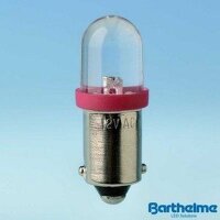 Barthelme LED-Leuchtmittel BR 10x28mm 230V AC/DC BA9s...