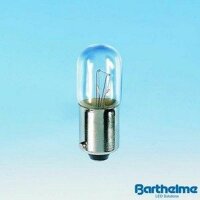 Barthelme Röhrenlampe KRL 10x28mm BA9s 220-260V 3W