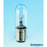 Barthelme Röhrenlampe RL 16x54mm BA15d 230V 15W