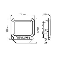 EsyLux LED-Strahler LB22 Sun OFL TR 5600 850 ws