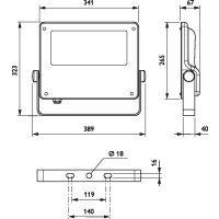 Philips Lighting LED-Strahler BVP125 LED120-4S 740 A