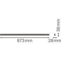 LEDV LED-Deckenleuchte LB22 Linear 900 12W 4000K 1200lm...