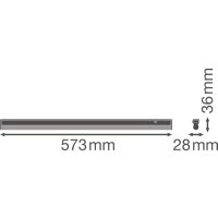 LEDV LED-Deckenleuchte LB22 Linear 600 8W 3000K 800lm...