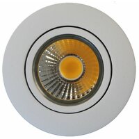 nobile LED-Deckeneinbaustrahler LB22 A 5068 T Flat weiss-matt 8W 930 38° dim