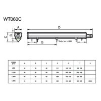 Philips Lighting LED-Feuchtraumwannenleuchte WT060C LED34S/840 PSU L1500