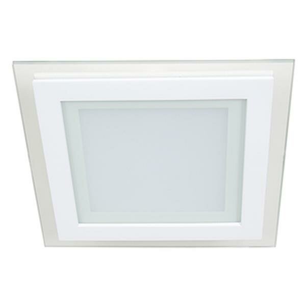 nobile LED-Einbauleuchte LB22 Glas Panel weiß 160Q SCCT