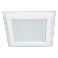 nobile LED-Einbauleuchte LB22 Glas Panel weiß 160Q...