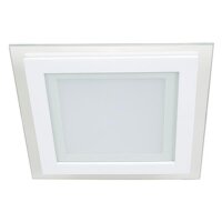 nobile LED-Einbauleuchte LB22 Glas Panel weiß 160Q SCCT