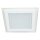 nobile LED-Einbauleuchte LB22 Glas Panel weiß 160Q SCCT