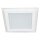 nobile LED-Einbauleuchte LB22 Glas Panel weiß 160Q SCCT